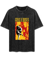 Guns N’ Roses Yellow Use Your Illusion Graphic T-Shirt
