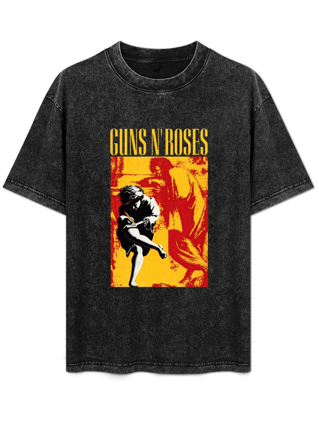Guns N’ Roses Yellow Use Your Illusion Graphic T-Shirt