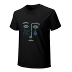 Tears for Fears Face Graphic Black T-Shirt