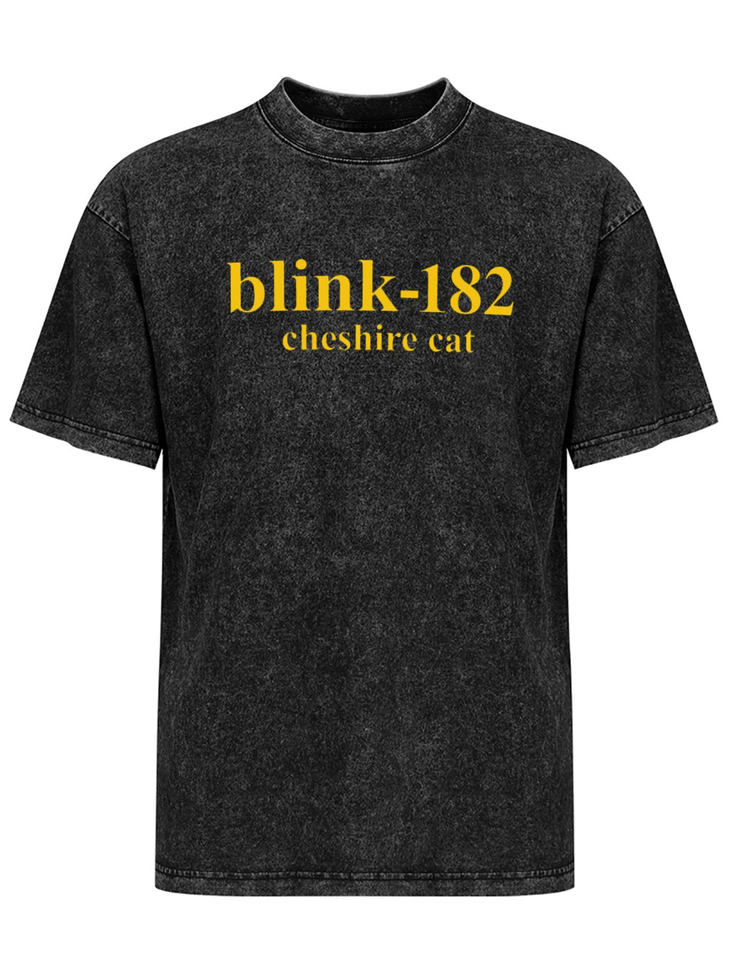 Blink-182 Cheshire Cat Yellow Logo Graphic T-Shirt