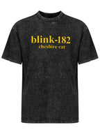 Blink-182 Cheshire Cat Yellow Logo Graphic T-Shirt