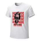 Ghost Mode Smoke and Bones Graphic White T-Shirt