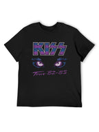 KISS Tour ’82-’83 Purple Eyes Vintage Rock T-Shirt