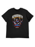 Aerosmith Stage Portrait Peace Out Graphic T-Shirt