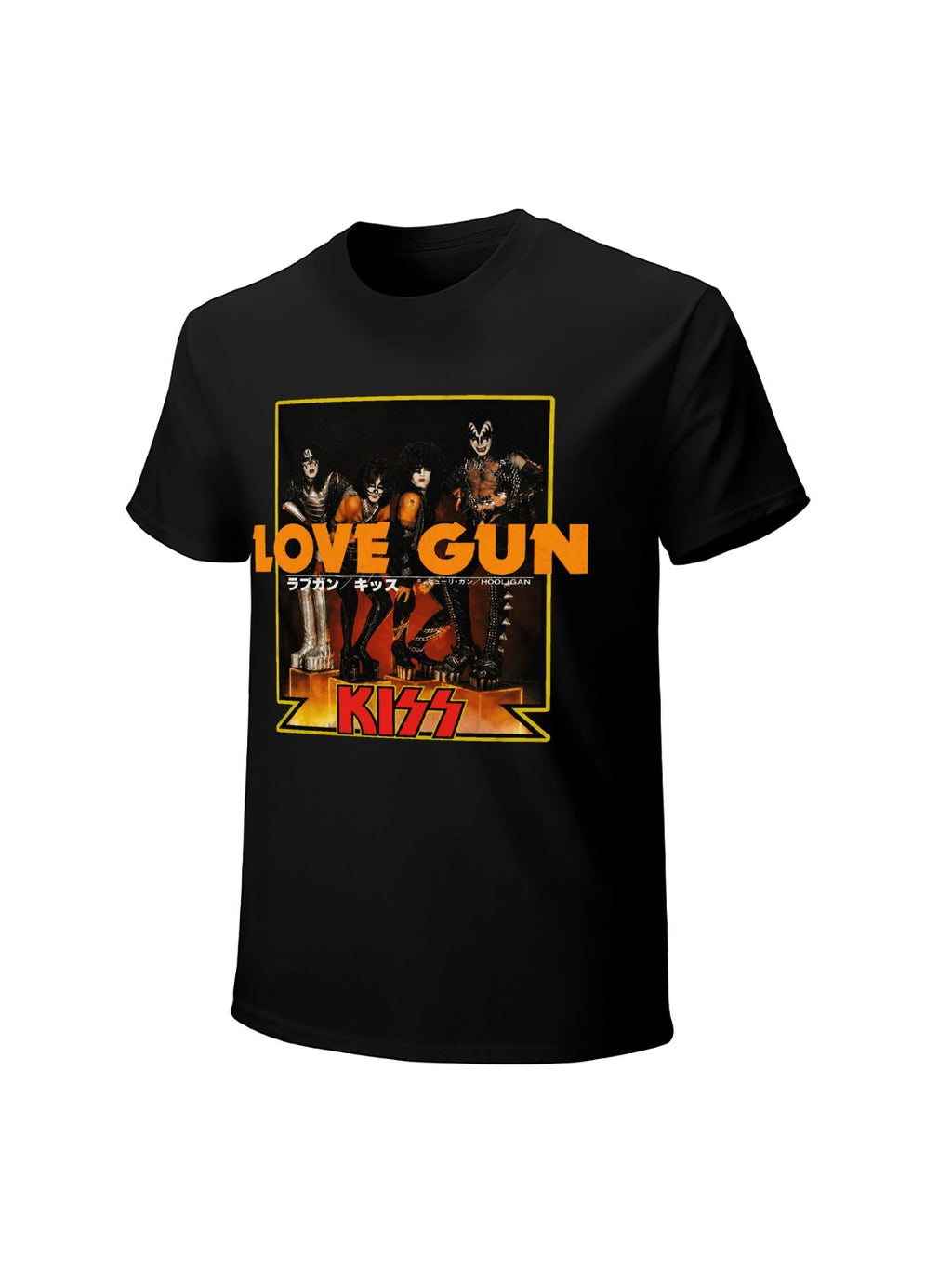 KISS Love Gun Band Photo Graphic T-Shirt
