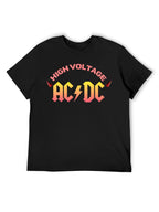 AC/DC High Voltage Horn Logo Graphic T-Shirt