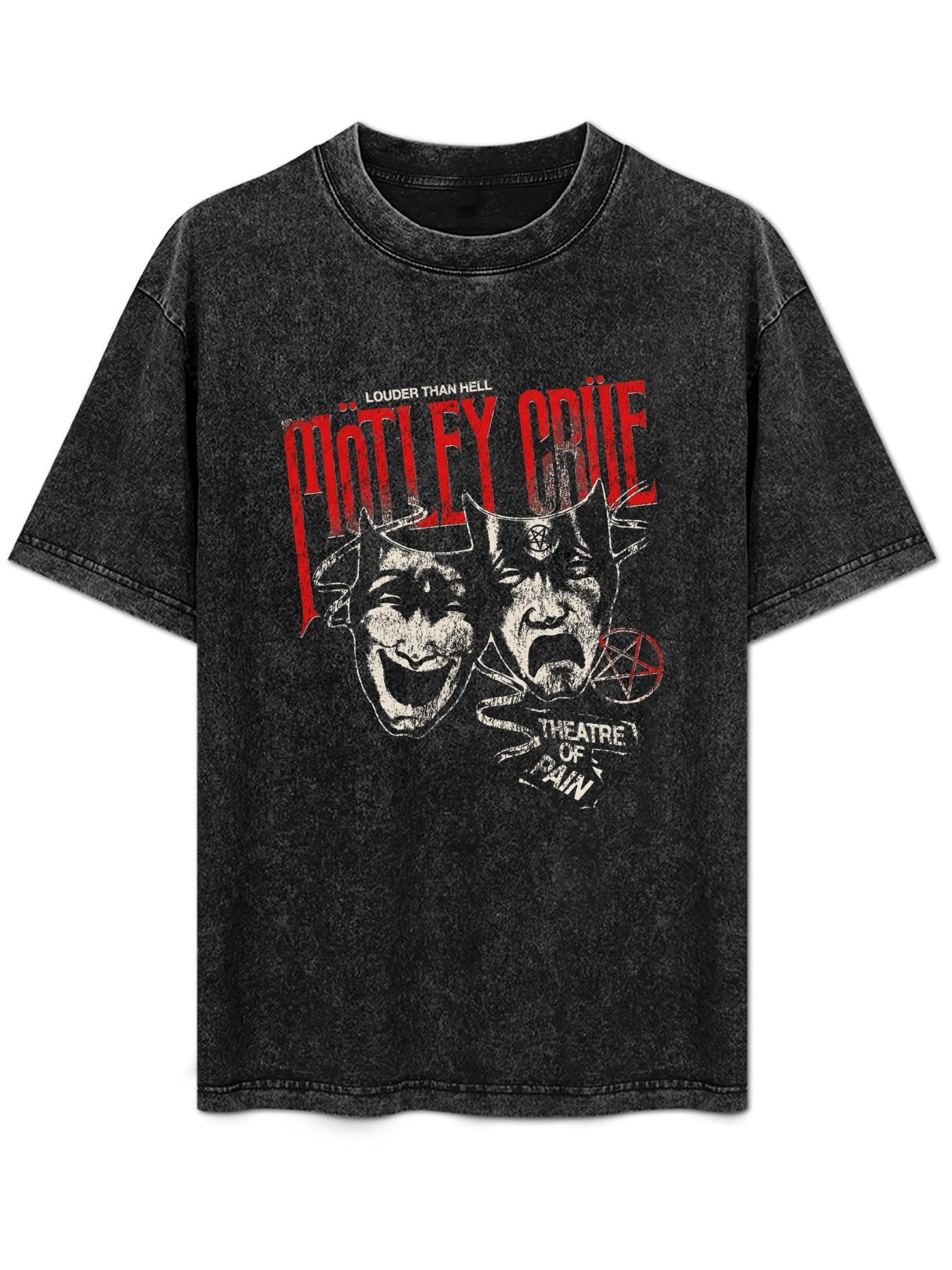 Mötley Crüe Louder Than Hell Theater of Pain Graphic T-Shirt
