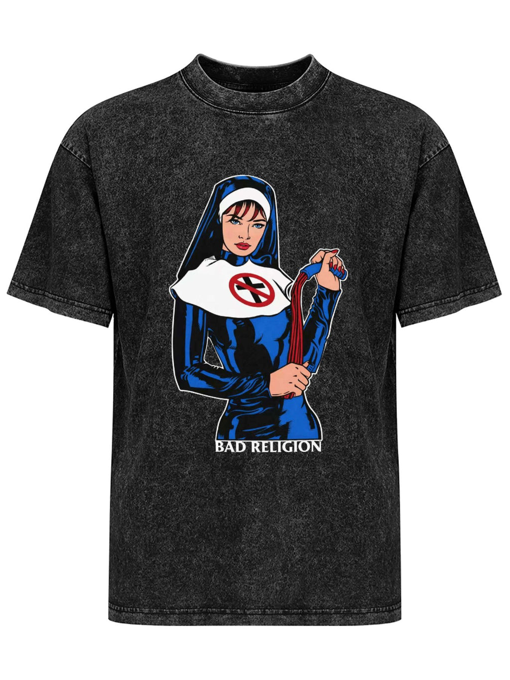 Vintage Washed Bad Religion Nun Graphic T-Shirt