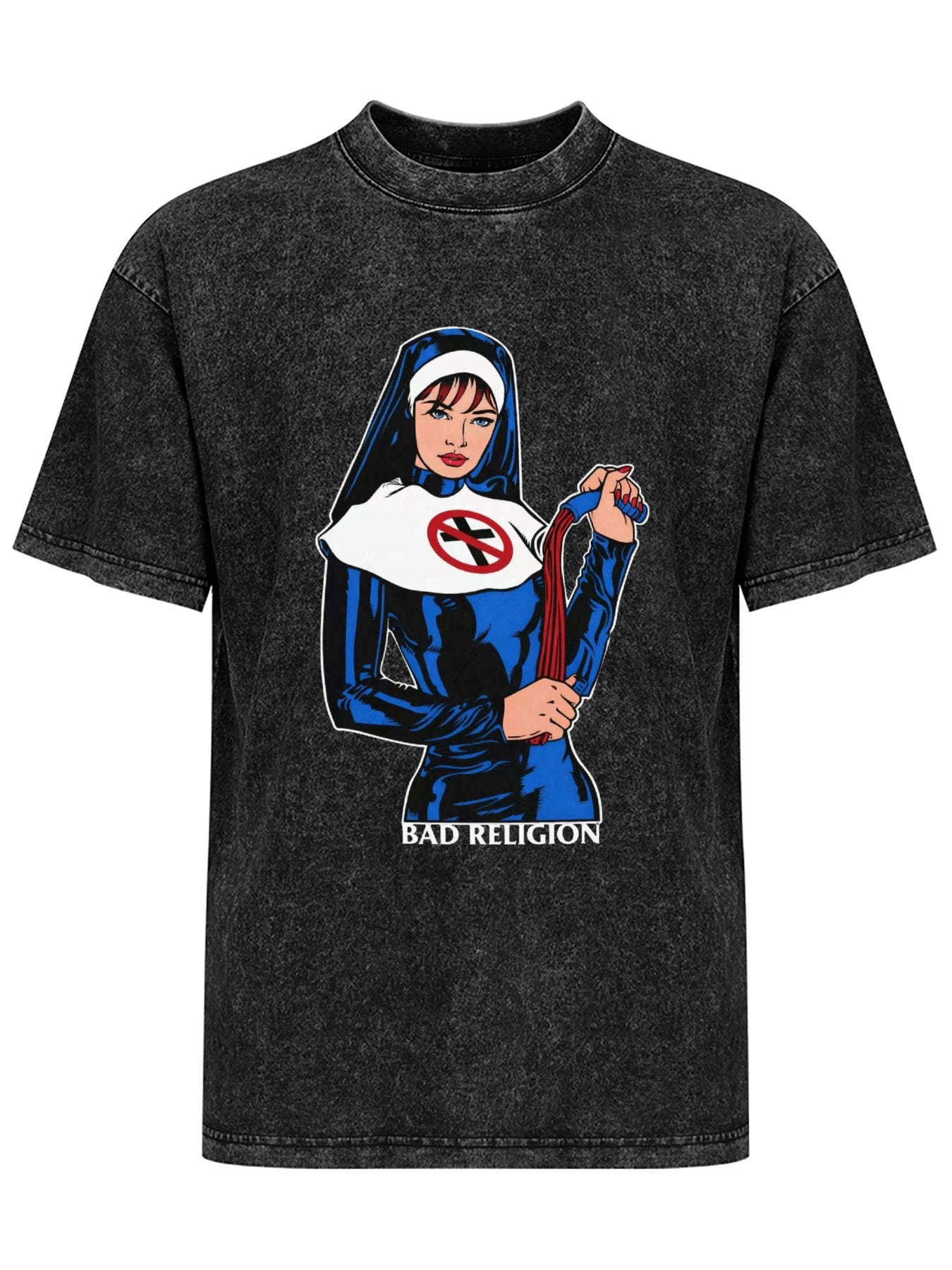 Vintage Washed Bad Religion Nun Graphic T-Shirt