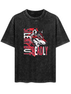 Silent but Deadly Wolf Vintage Washed T-Shirt
