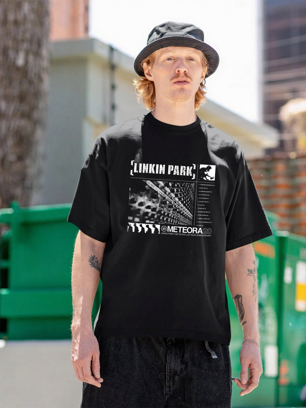 Linkin Park Abstract Collage Anniversary Grunge T-Shirt