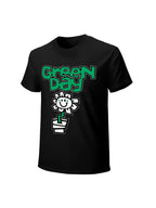 Green Day Smiley Flower Graphic T-Shirt