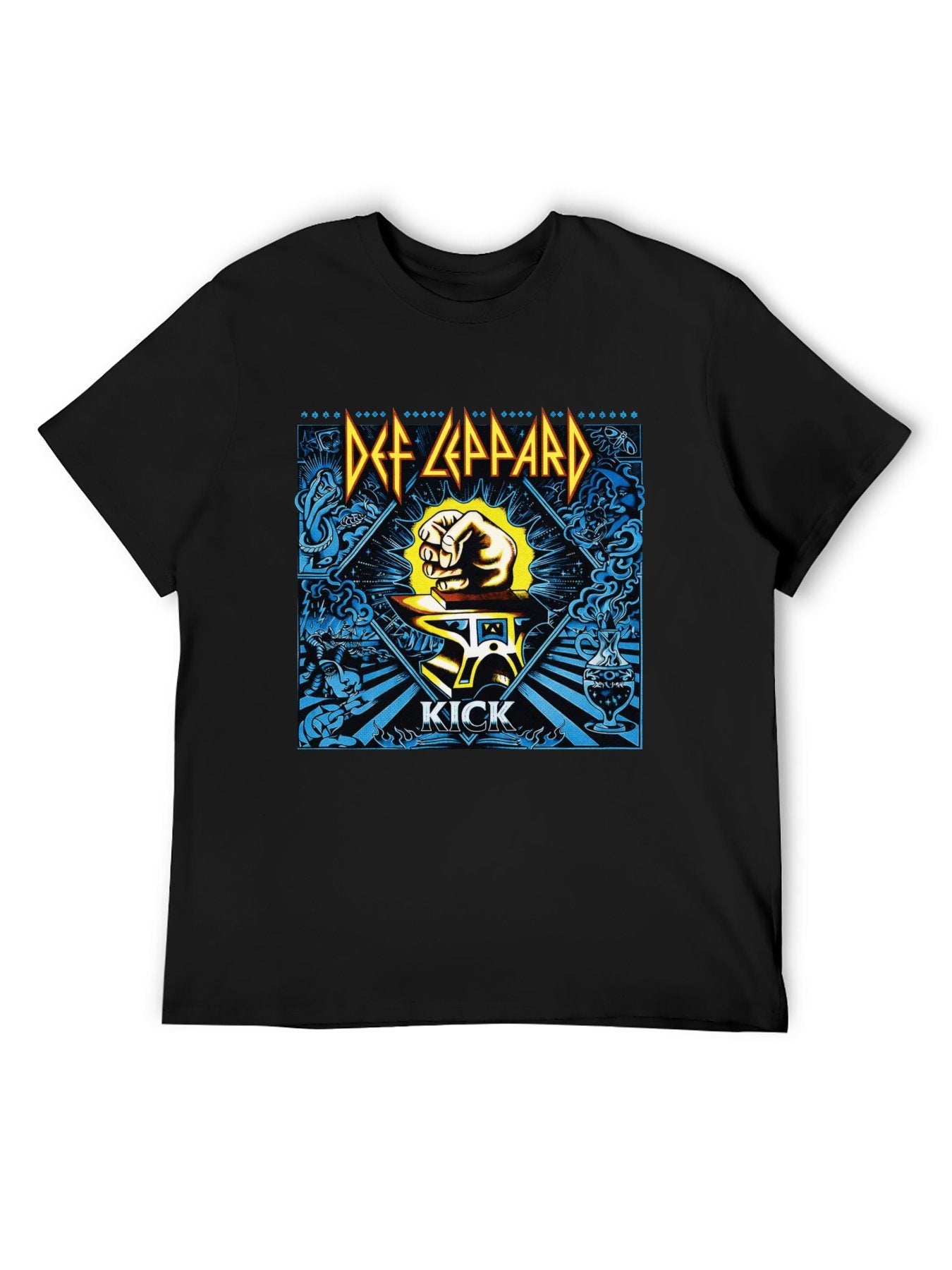Def Leppard Kick Album Art T-Shirt