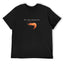 Shrimp Happens Graphic Black T-Shirt