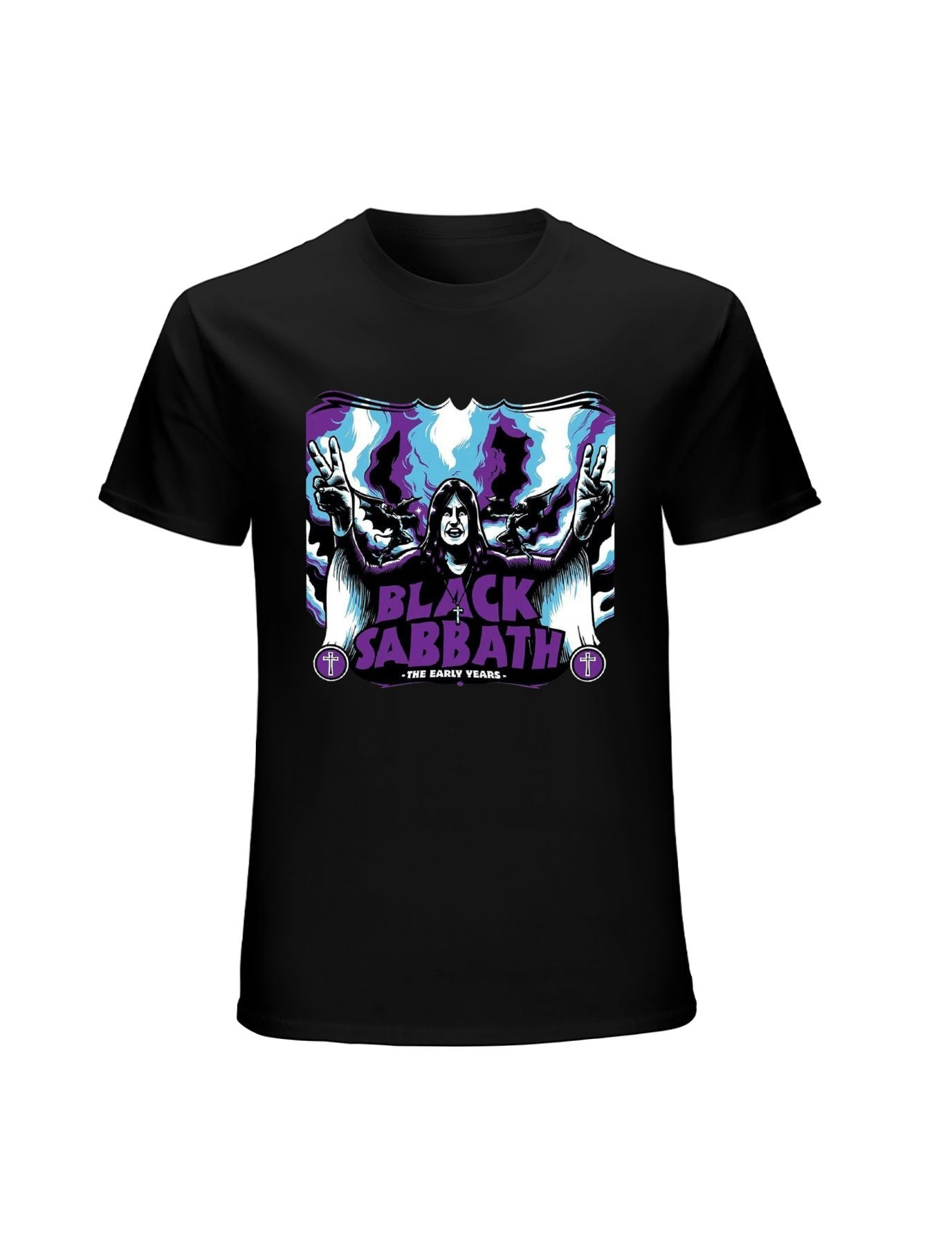 Black Sabbath Hooded Figure Early Years Vintage T-Shirt