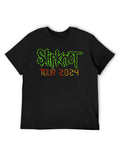 Slipknot Tour 2024 Glitch Logo Graphic T-Shirt