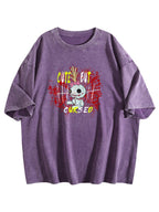 Cute but Cursed Doll Graphic Washed T-Shirt