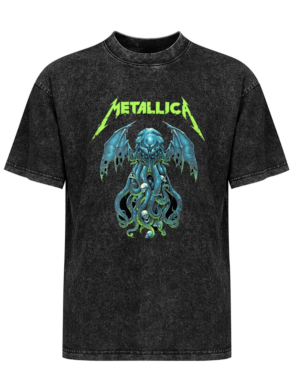 Metallica Winged Sea Monster Graphic T-Shirt