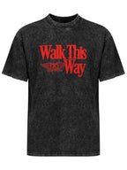 Aerosmith Walk This Way Red Logo Graphic T-Shirt