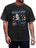 Mötley Crüe Shout at the Devil Collage Graphic T-Shirt