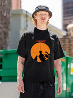 Gorillaz Retro Silhouette Design Tee