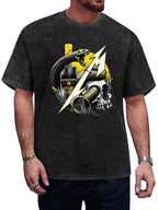 Metallica Blackened Snake and Skull Graphic T-Shirt