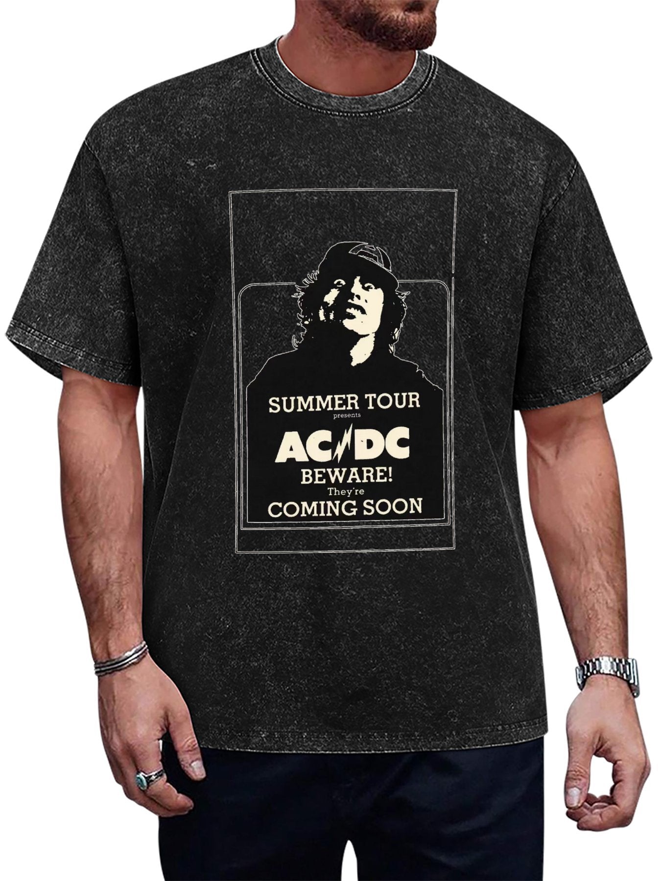 AC/DC Angus Young Summer Tour Graphic T-Shirt Main image