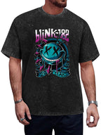 Vintage Washed Blink-182 20 Years Smiley Graphic T-Shirt