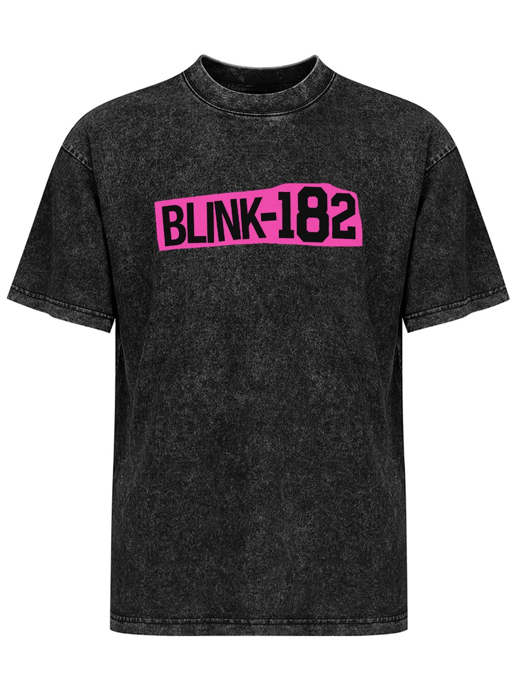 Blink-182 Pink Box Logo Graphic T-Shirt