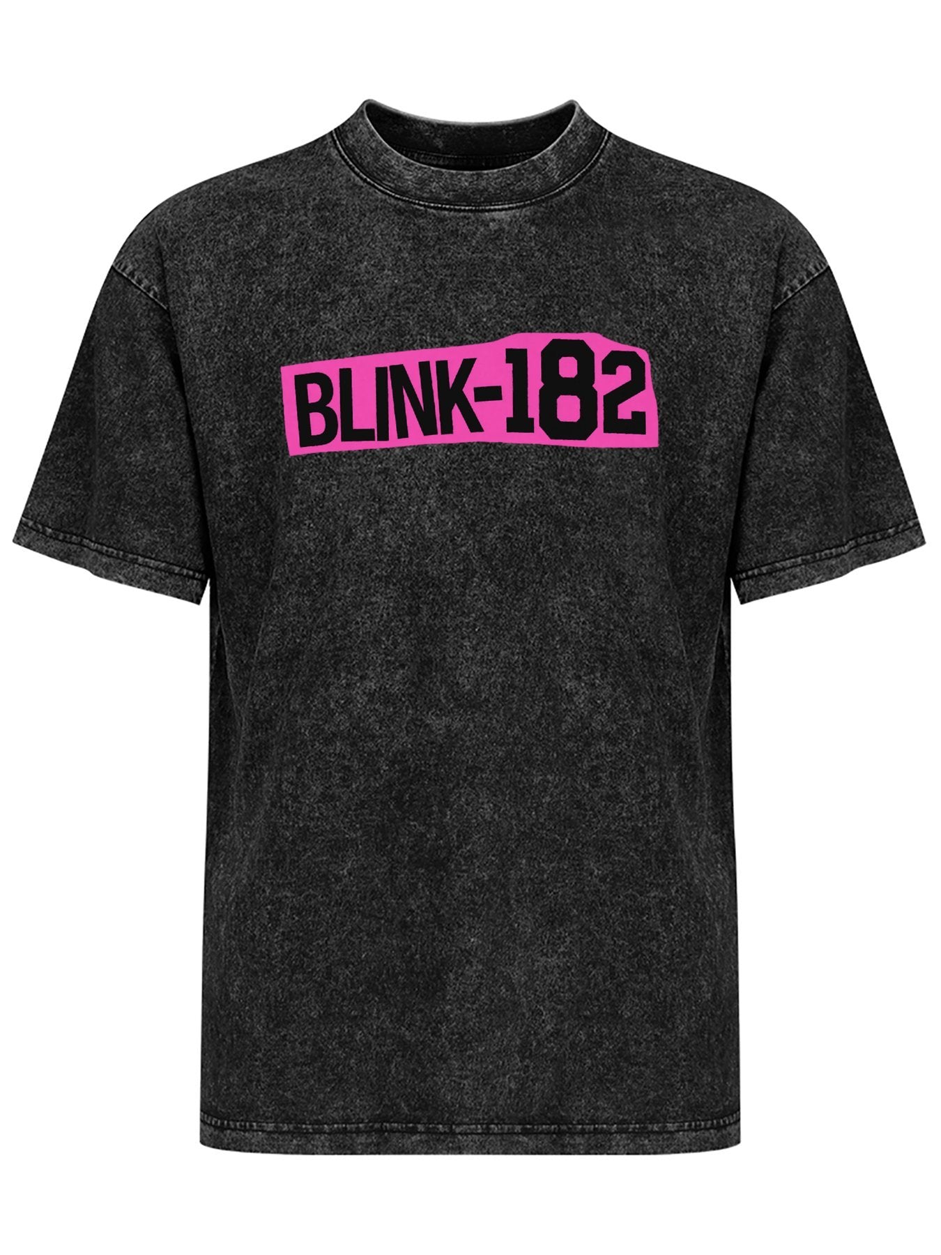 Blink-182 Pink Box Logo Graphic T-Shirt