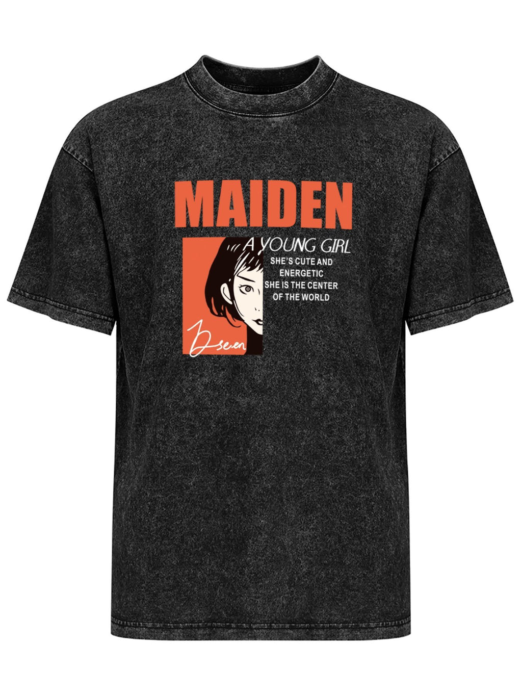Maiden Portrait Vintage Washed T-Shirt