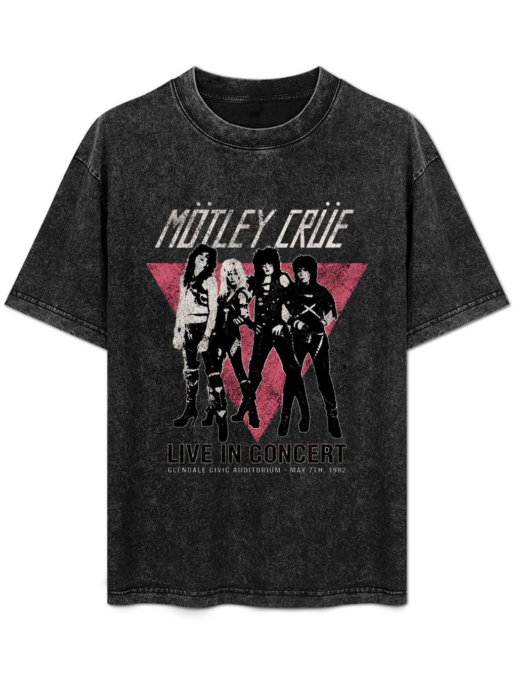 Mötley Crüe Live in Concert 1982 Graphic T-Shirt