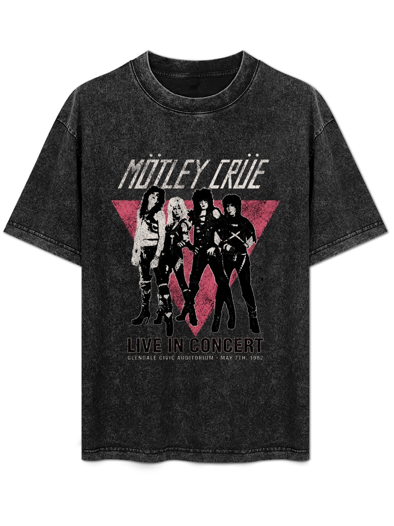 Mötley Crüe Live in Concert 1982 Graphic T-Shirt