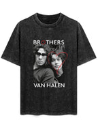 Van Halen Brothers Portrait Graphic T-Shirt