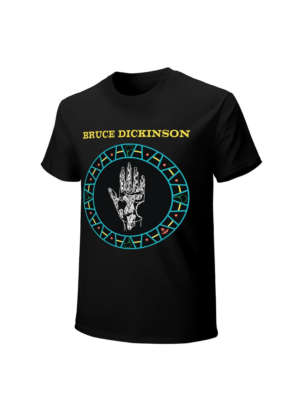 Bruce Dickinson Skeletal Hand Graphic T-Shirt