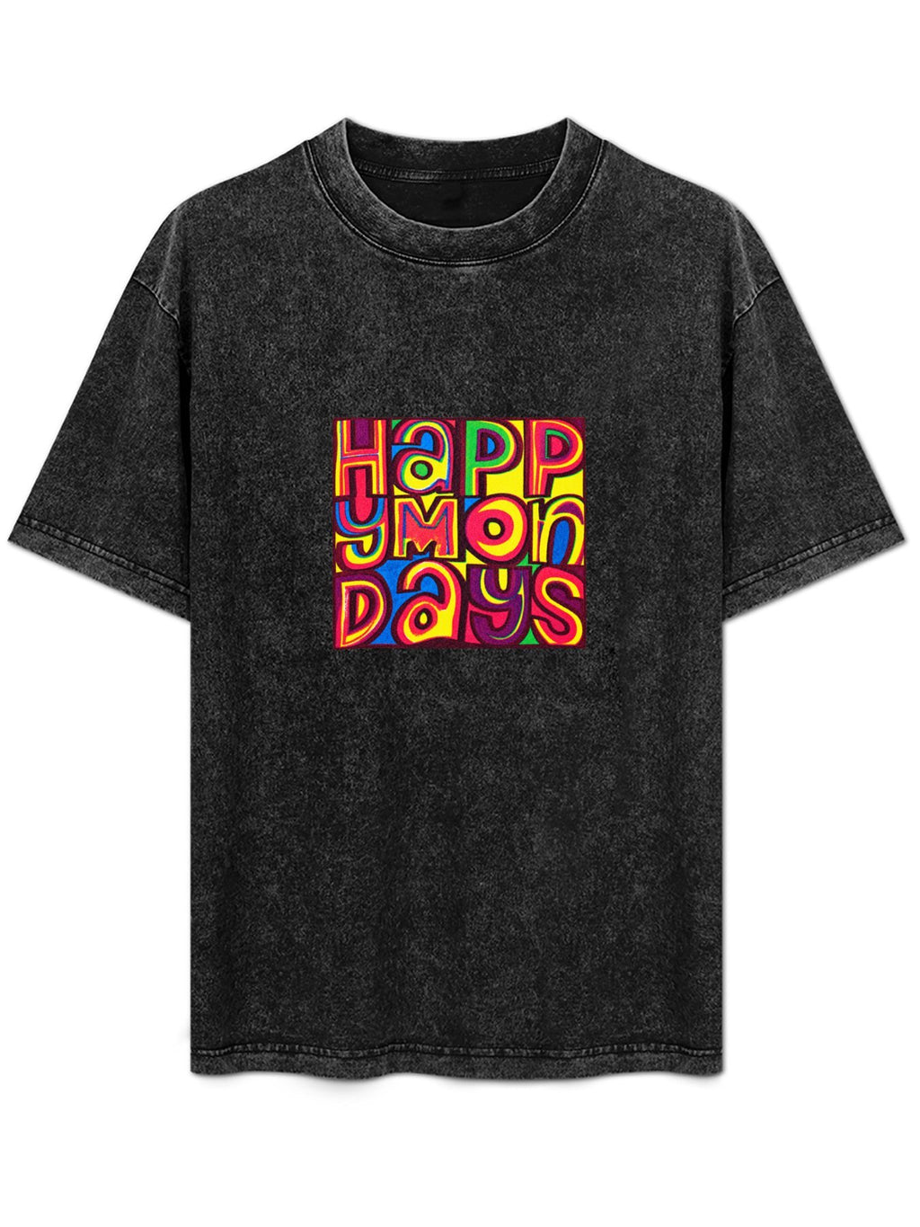 Happy Mondays Washed Graphic T-Shirt