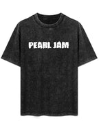 Pearl Jam Distressed Logo Graphic T-Shirt