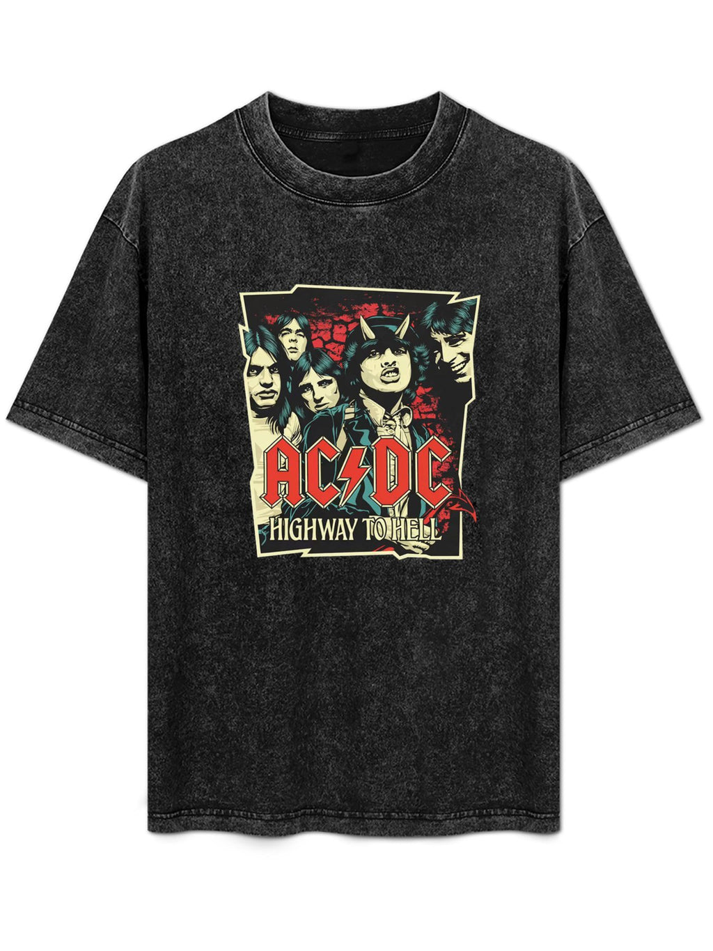 AC/DC Highway to Hell Band Portrait T-Shirt