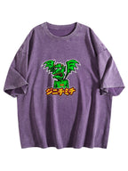 Green Monster 182 Graphic Washed T-Shirt