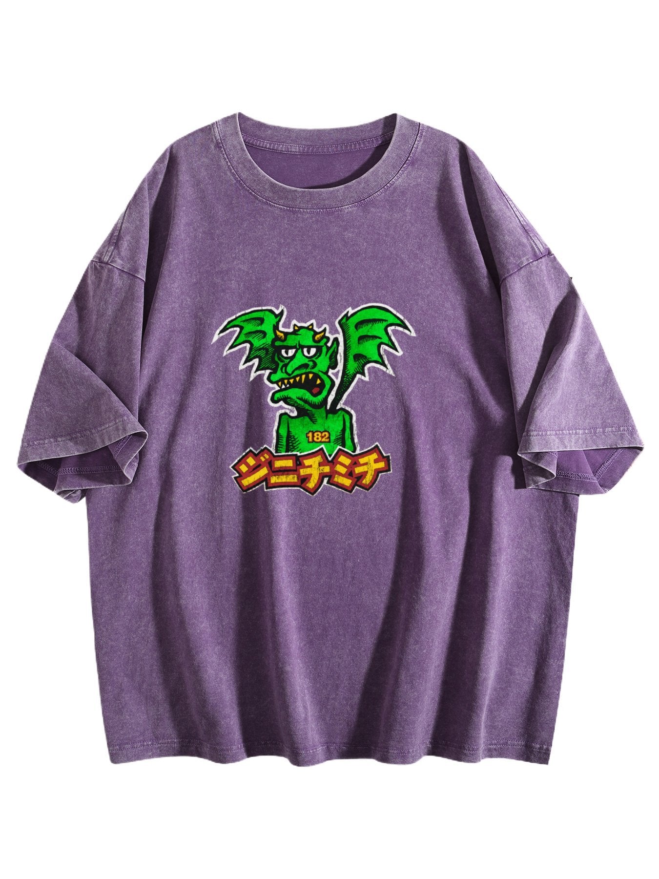 Green Monster 182 Graphic Washed T-Shirt