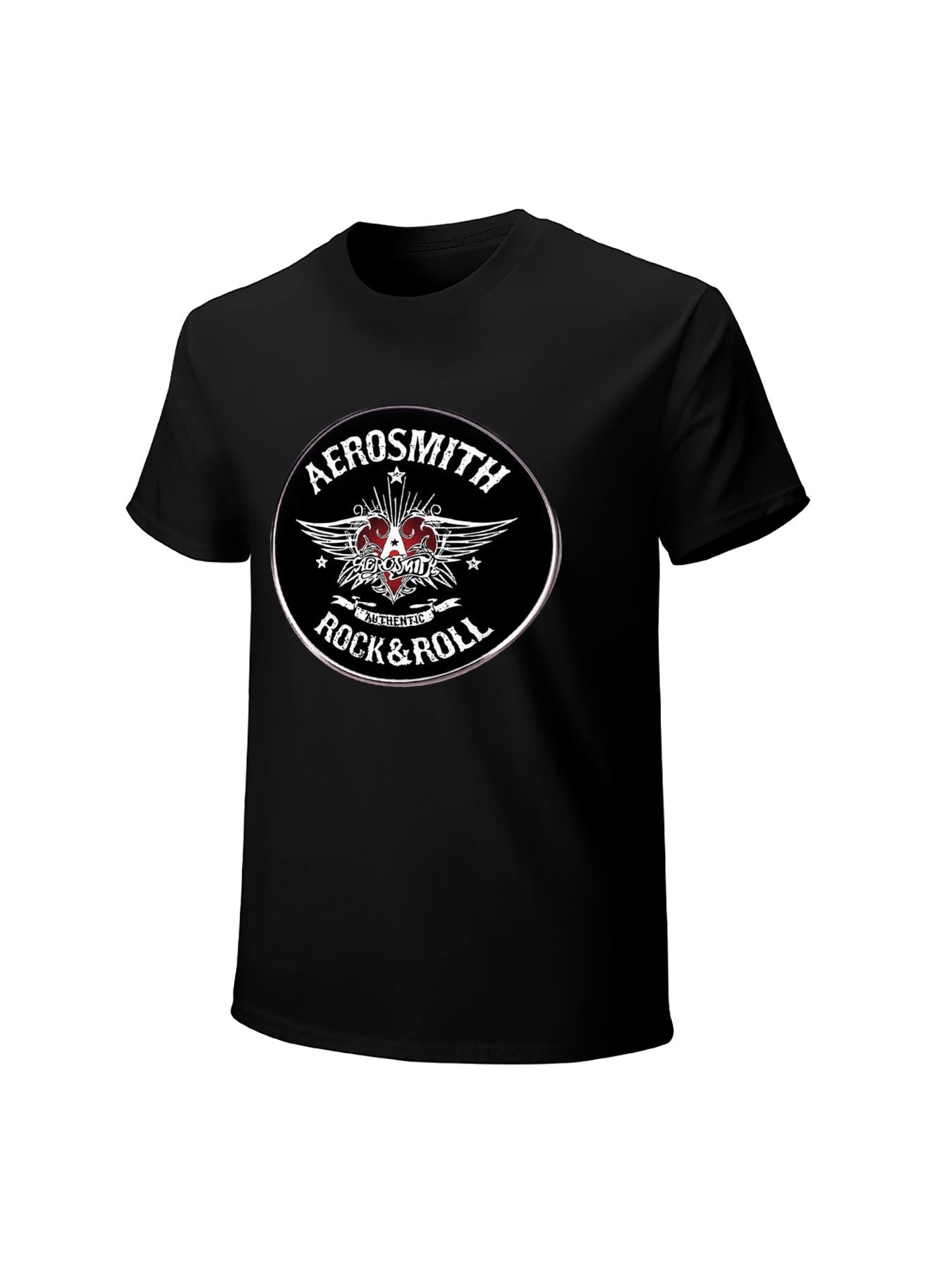 Aerosmith Winged Heart Authentic Rock & Roll T-Shirt