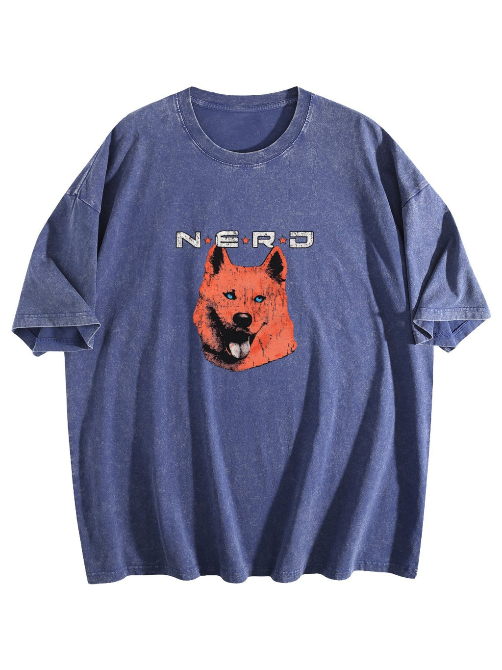 N.E.R.D Dog Graphic Washed T-Shirt