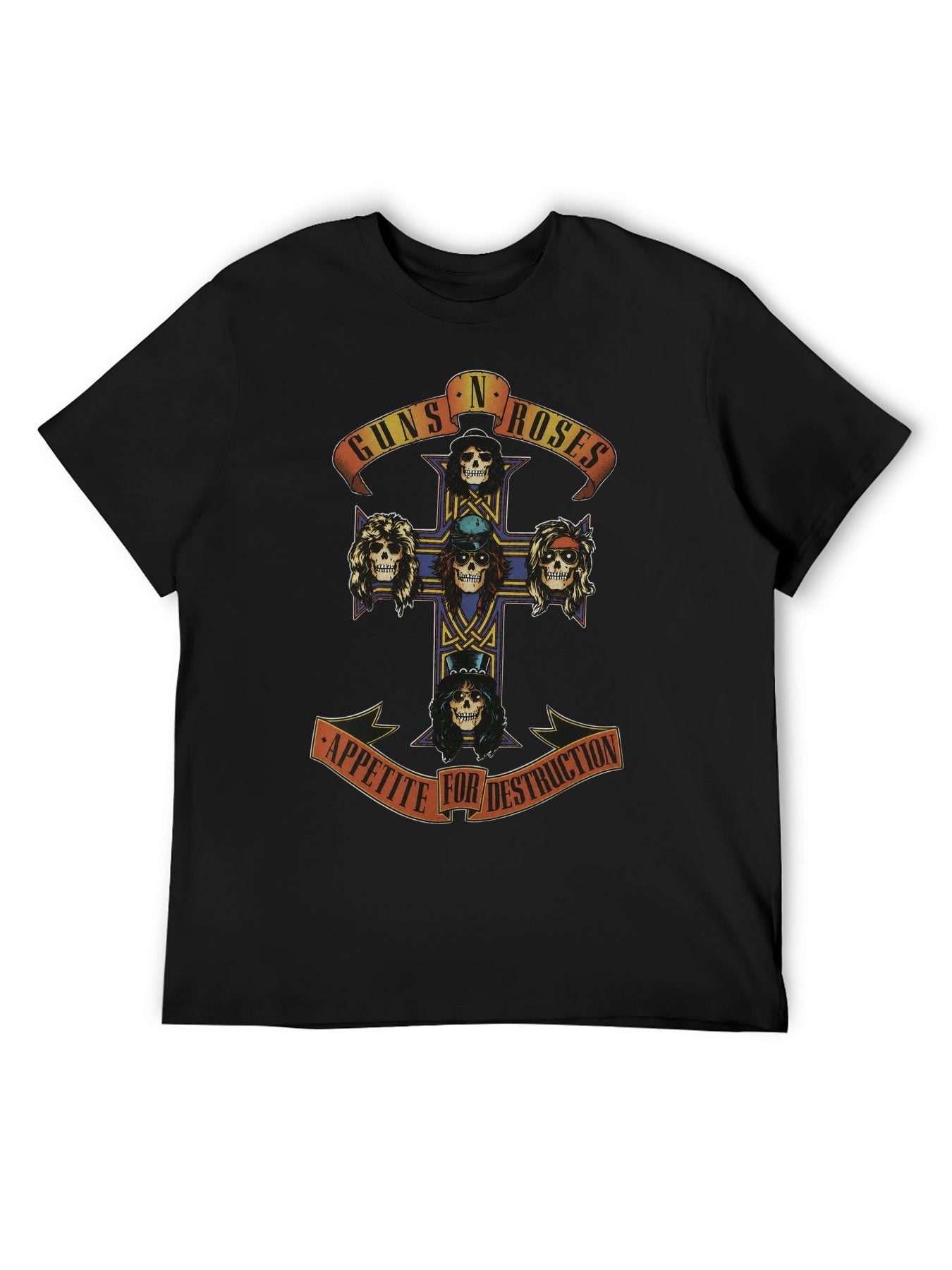 Guns N’ Roses Appetite For Destruction Cross Graphic T-Shirt