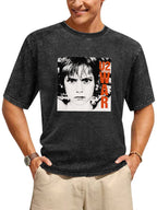 Vintage Washed U2 War Album Cover Graphic T-Shirt