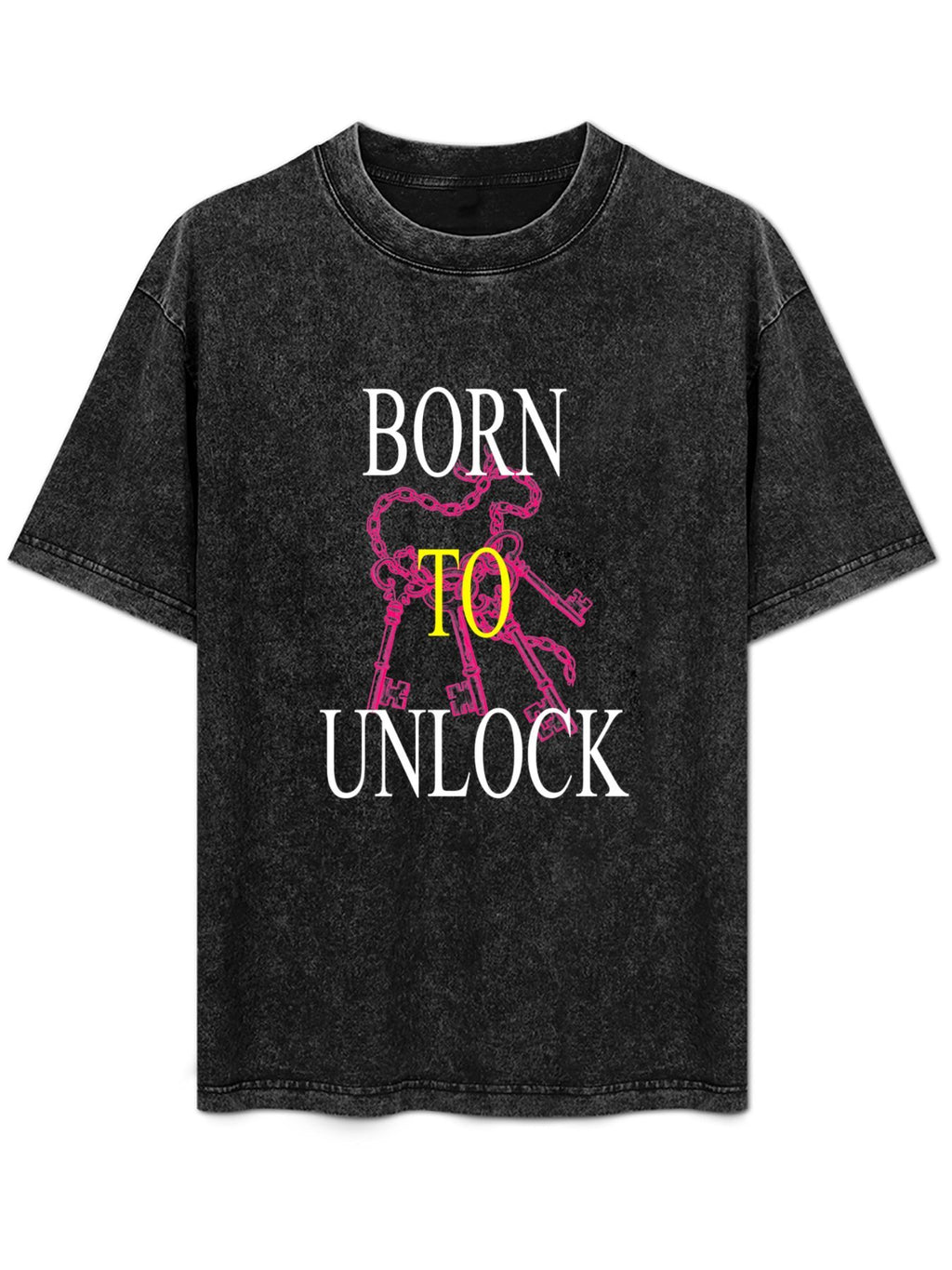 Born to Unlock Keys Vintage Washed T-Shirt