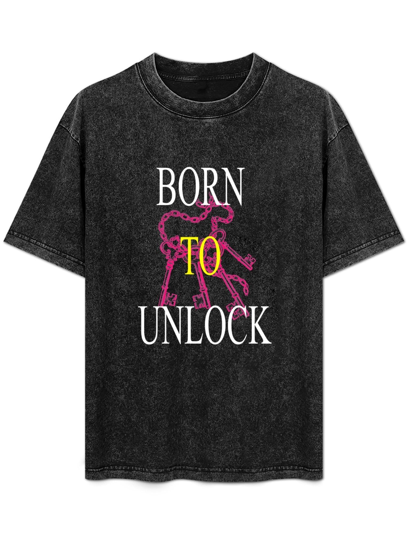Born to Unlock Keys Vintage Washed T-Shirt