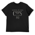 Cannes Film Festival 92 Graphic Black T-Shirt