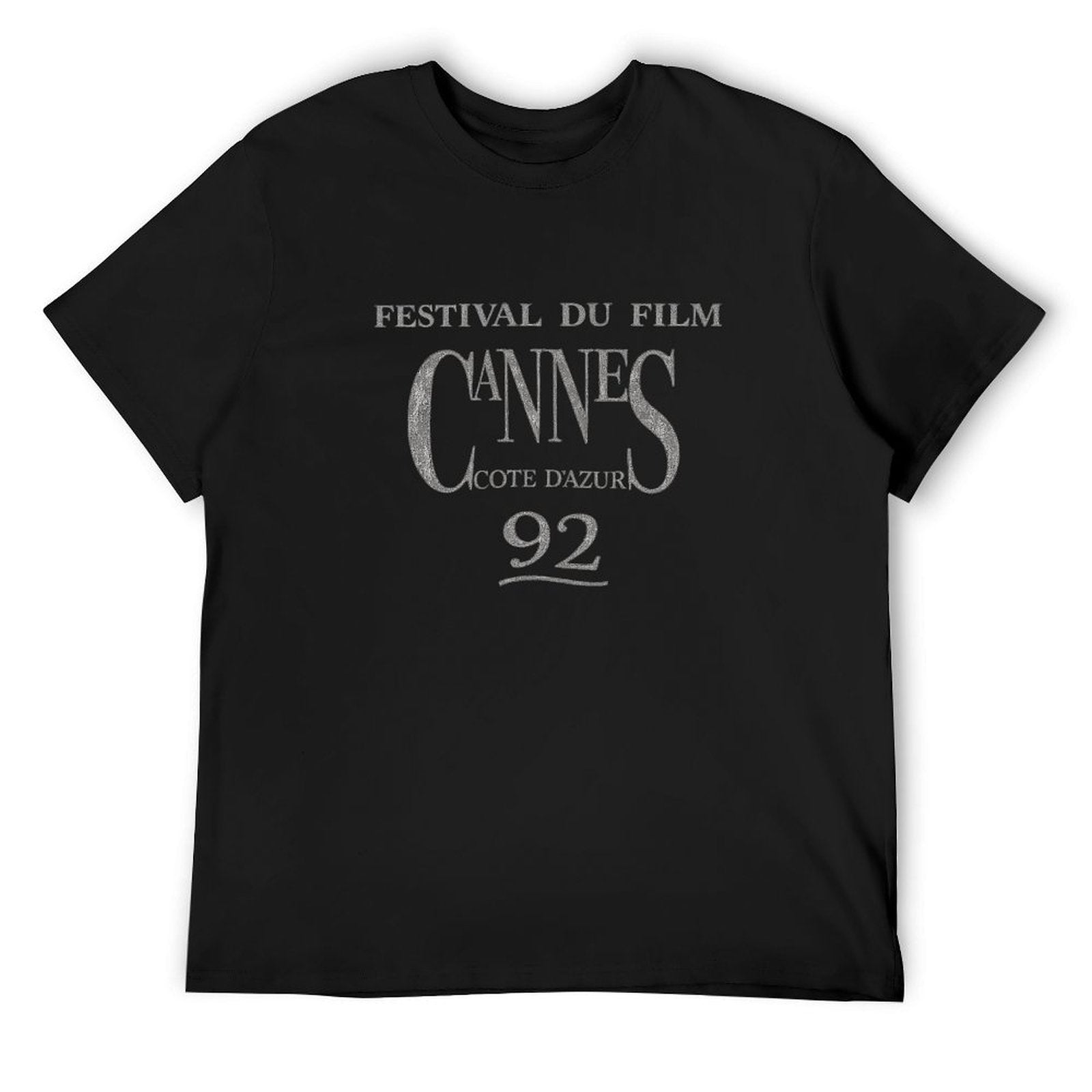 Cannes Film Festival 92 Graphic Black T-Shirt