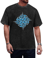 KISS Unmasked Blue Logo Graphic T-Shirt