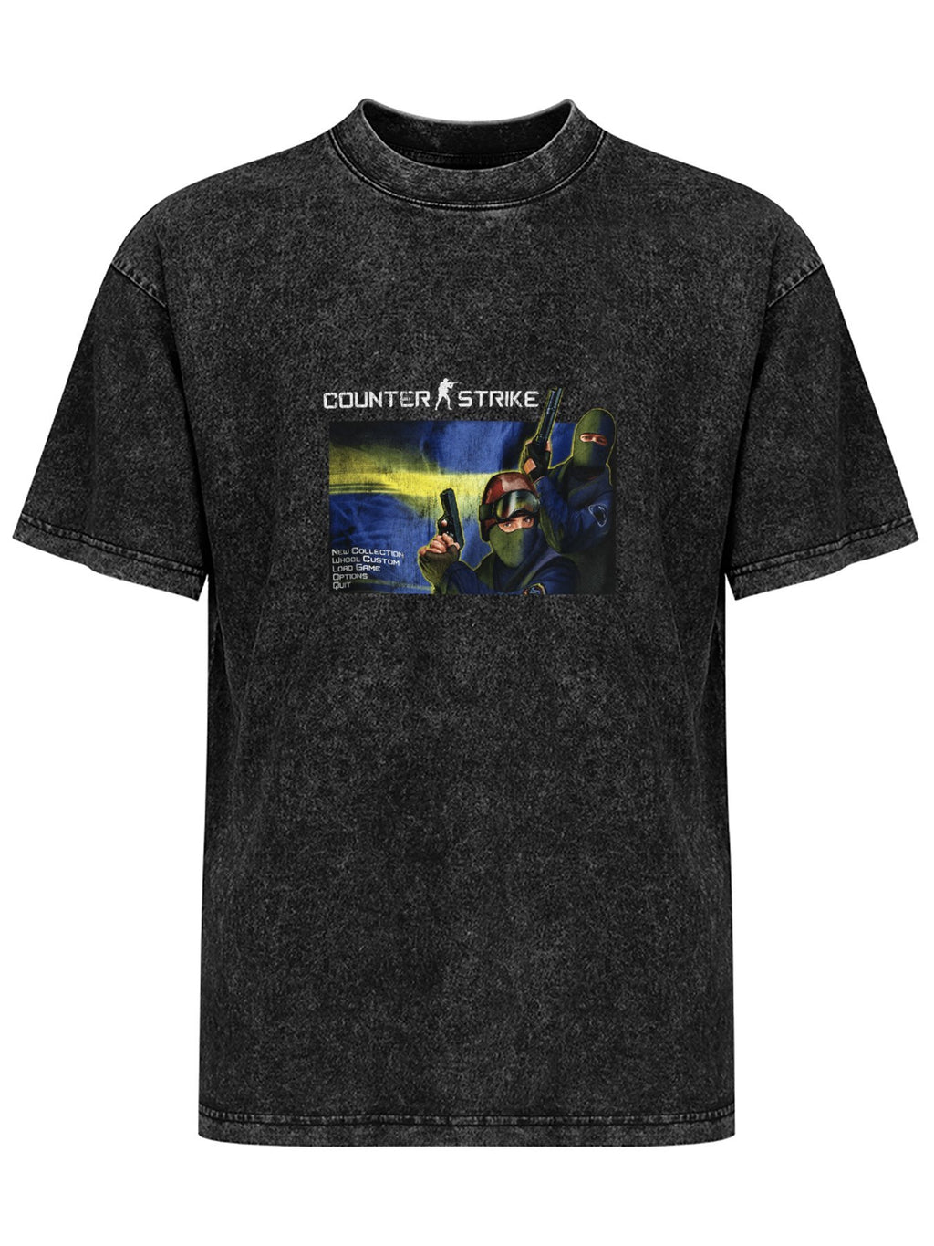Counter Strike Washed Graphic T-Shirt